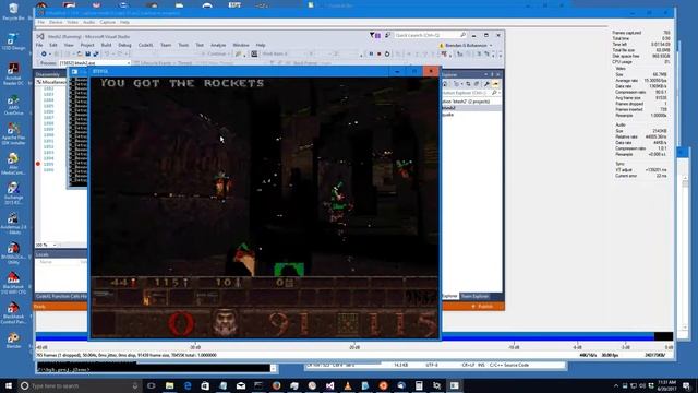 BGBCC: Quake1 compiled with buggy in-development C compiler. смотреть онлайн