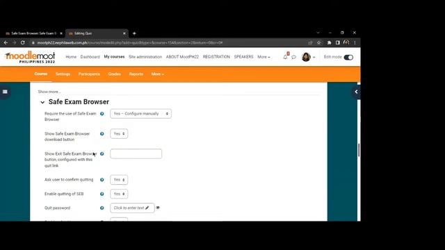Moodle workshop: Safe Exam Browser смотреть онлайн