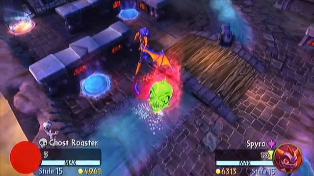 Wunschduell Ghoast Roaster (15) vs Spyro (15) Skylanders Giants Duellmodus (German/Deutsch) смотреть онлайн