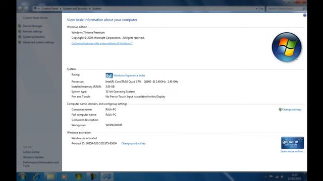 How To Find Out Your Computer Information in Windows Vista and Windows 7 смотреть онлайн