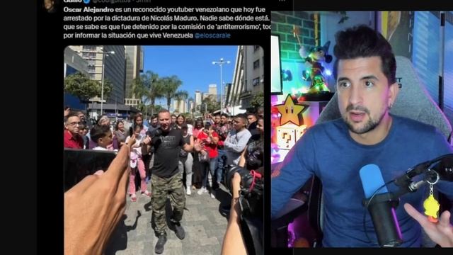 DETENIDO EL YOUTUBER OSCAR ALEJANDRO EN VENEZUELA POR “ANTITERRORISMO” смотреть онлайн