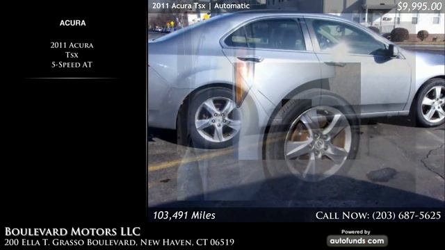 Used 2011 Acura Tsx | Boulevard Motors LLC, New Haven, CT - SOLD