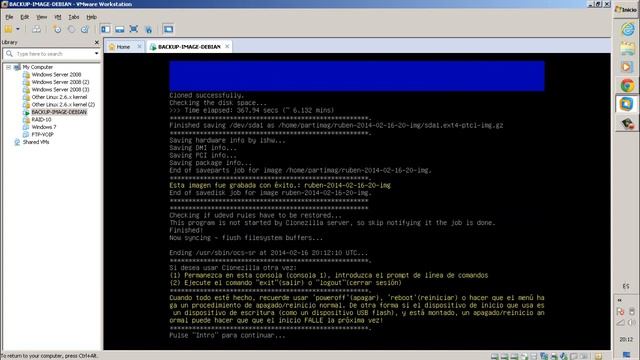 COPIAS SEGURIDAD LINUX DEBIAN TERCERA PARTE смотреть онлайн