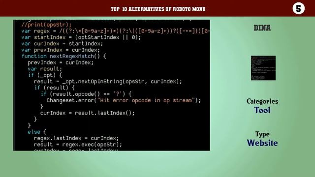 Roboto Mono | Top 13 Alternatives of Roboto Mono смотреть онлайн