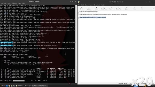 How to install DataGrip on Linux Lite 6.2 смотреть онлайн
