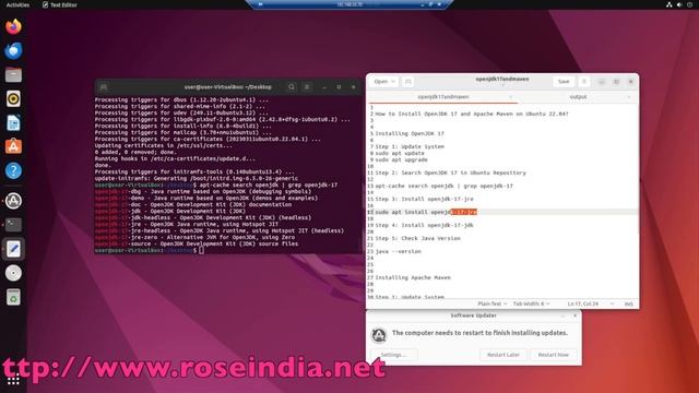 How to Install OpenJDK 17 and Apache Maven on Ubuntu 22.04? смотреть онлайн