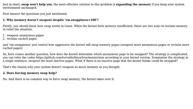 Unix & Linux: Despite ` vm.swappiness=100`, Mint system freezes, yet swap underused (3 Solutions!!) смотреть онлайн
