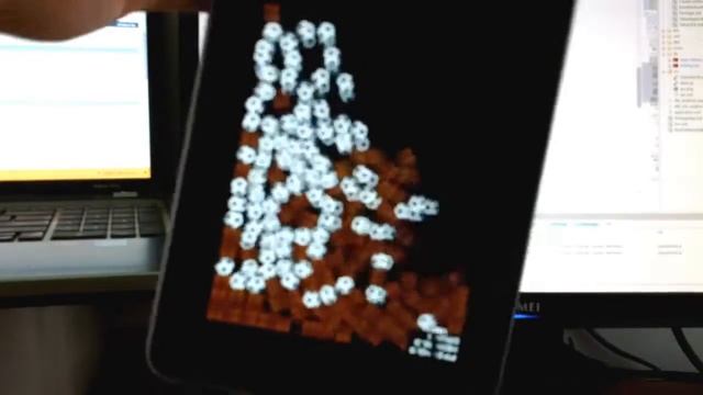 Adobe AIR with Starling+Nape+Accelerometer on Nexus7 смотреть онлайн