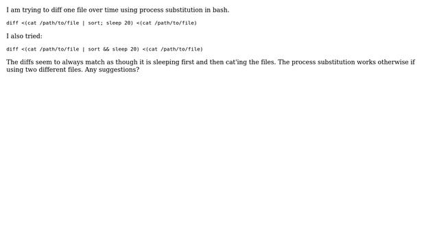 Dynamic diff of one file смотреть онлайн