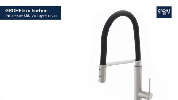 Grohe Concetto Tek Kollu Eviye Bataryası 1/2 31491DC0