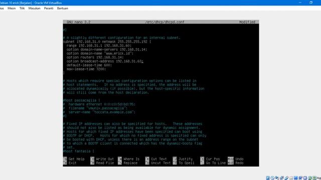 Konfigurasi SSH & DHCP Debian 10 смотреть онлайн