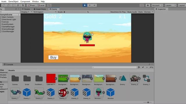 Project game idle SampleScene PC, Mac & Linux Standalone Unity 2020 2 7f1 Personal DX11 256 смотреть онлайн