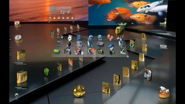 3D Interface - Exodo 3G - DesktopX theme смотреть онлайн
