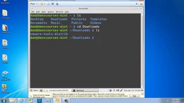 VMware Linux Mint in Full Screen dengan VMware Tools смотреть онлайн