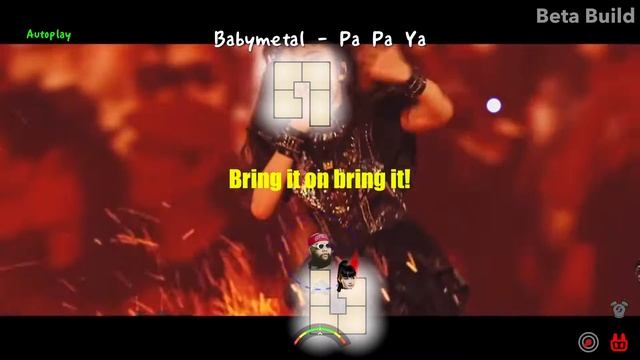 Pa Pa Ya - Babymetal - ADOFAI rhythm game смотреть онлайн