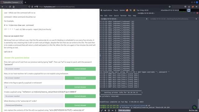 [Task 8] Exploiting Crontab смотреть онлайн