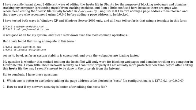 Ubuntu: Will Editing HOSTS file in Ubuntu Improve my Network Security? смотреть онлайн