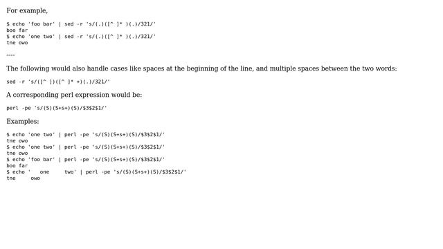 Unix & Linux: How to switch the first letters of two words? (4 Solutions!!) смотреть онлайн
