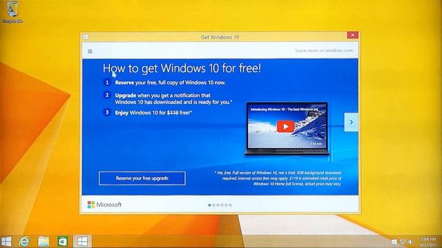 Tutorial - How To Upgrade Intel mini PC MeLE PCG03 Windows 8 1 To Windows 10 смотреть онлайн