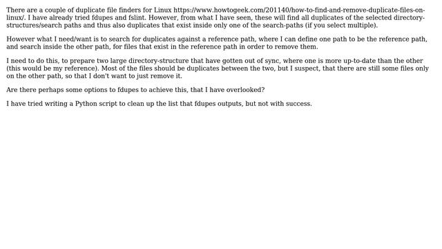 DevOps & SysAdmins: How to find duplicate files against a reference directory structure in Linux? смотреть онлайн
