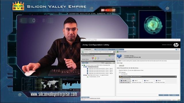 S01 - Ep 02 : Configure HPE DL360 Gen8 Dynamic Smart Array B320i RAID