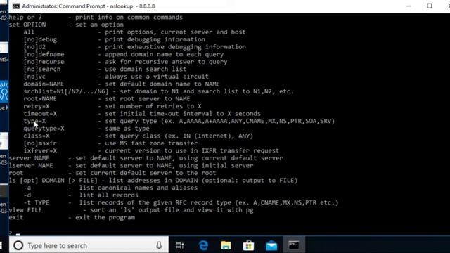 DNS queries with nslookup смотреть онлайн