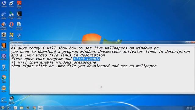 SET UP LIVE WALLPAPERS ON WINDOWS смотреть онлайн