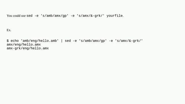 Unix: Need help with Sed command with multiple replacements смотреть онлайн