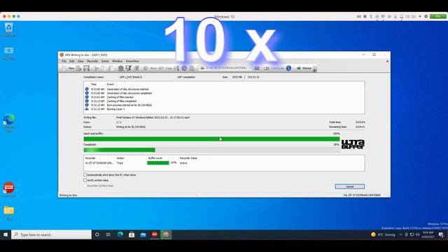 Nero Burning ROM burning a data DVD on a Mac Mini M1 running Windows 10 ARM in Parallels Desktop 16 смотреть онлайн