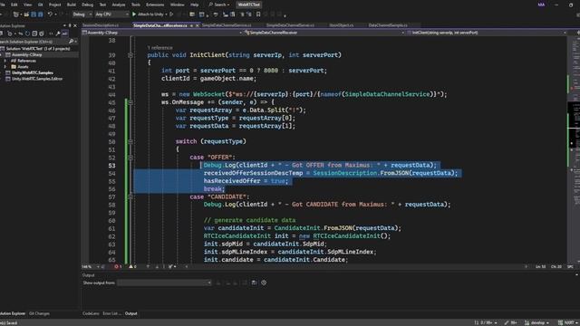 How to use Unity WebRTC DataChannel with WebSockets in LAN - Full Tutorial смотреть онлайн