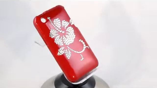 Swarovski Crystal Case for Apple iphone 3G / 3GS Red смотреть онлайн