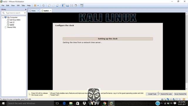 4.installing KALI LINUX using VMware смотреть онлайн