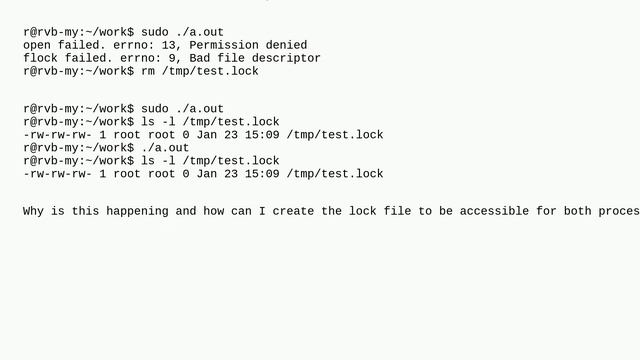 File permission is 0666, but can not open even as root смотреть онлайн
