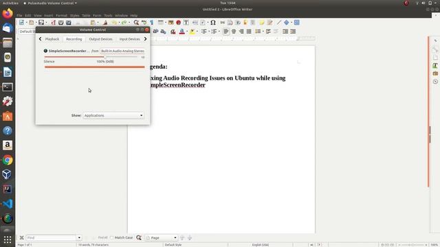 Recording Video on Ubuntu using SimpleScreenRecorder смотреть онлайн