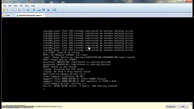 Installation of Red Hat linux on VMWARE смотреть онлайн