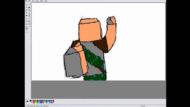Speed paint | Microsoft Paint XP | Scottish Worrior смотреть онлайн