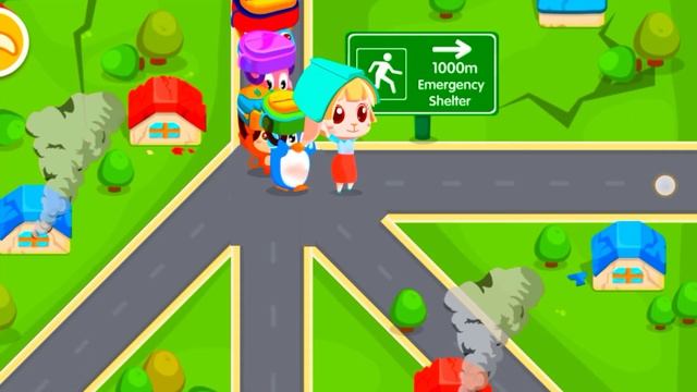 Babybus Emergency Evacuation || Baby bus Panda Cartoon Gameplay || Game Android & iOS. смотреть онлайн