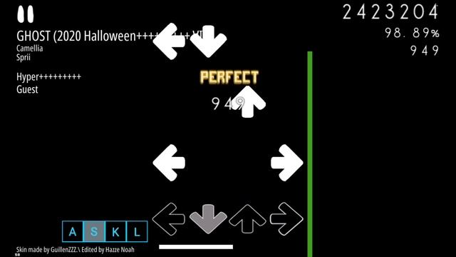 Malody (OSU!Mania Android)| Camellia-Ghost 2020 Halloween VIP ( Hyper++++ mode/98,64%/ 9 Misses) смотреть онлайн