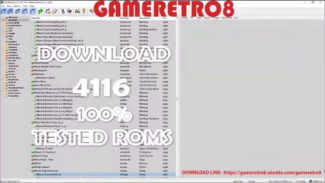 MAME Multiple Arcade Machine Emulator by GAMERETRO8 for Windows 11 - 10 x64 смотреть онлайн