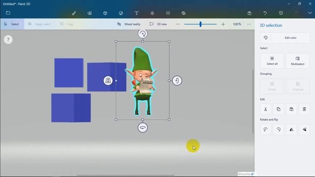 Learn to import 3D projects from paint 3D library смотреть онлайн