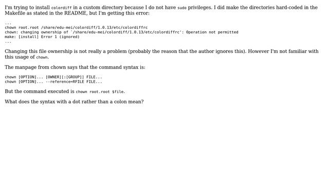 Unix & Linux: What does `chown root.root $file` mean? (2 Solutions!!) смотреть онлайн