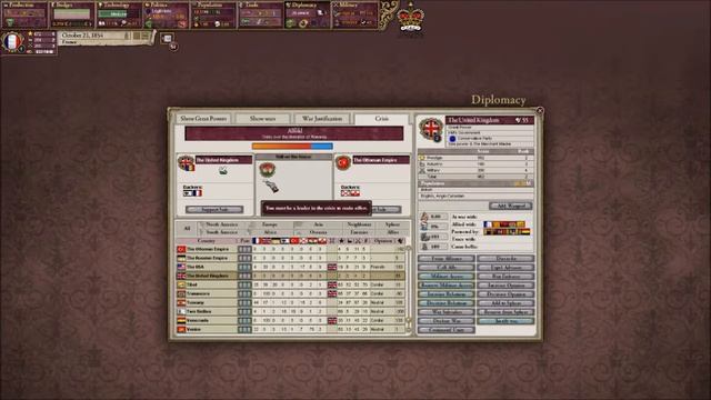 Victoria 2: Ultimate Mod - Napoleonic France - Pesky Brits (#23) смотреть онлайн