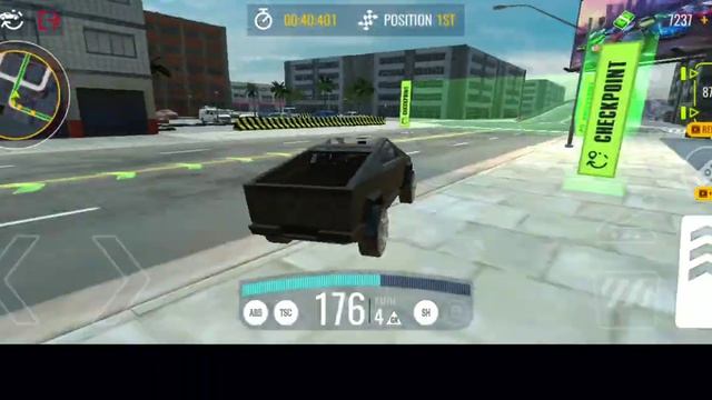 tesla truck vs super cars in car racing how won