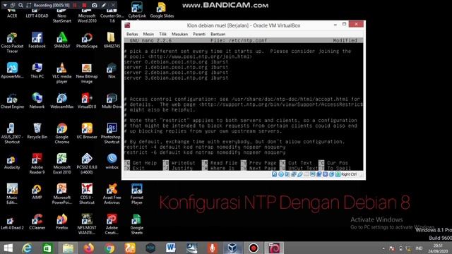 Cara konfigurasi NTP menggunakan Debian 8 смотреть онлайн