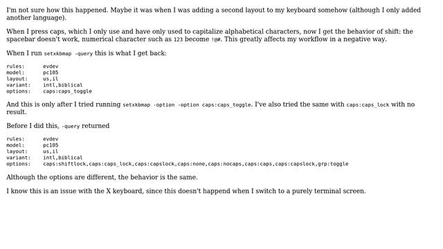 Unix & Linux: Caps lock is behaving like shift lock смотреть онлайн