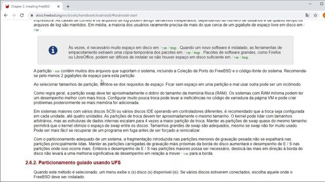 Manual Freebsd - Alocando Espaço em disco смотреть онлайн