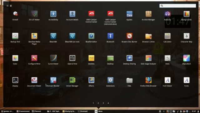 Using Linux Mint (My interface & some apps) смотреть онлайн