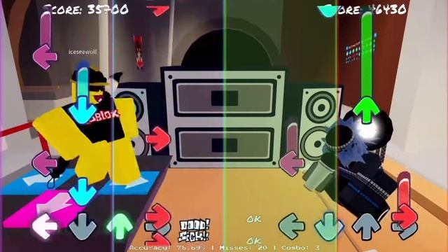 Bad apple iPad gameplay (Fnf Roblox) смотреть онлайн