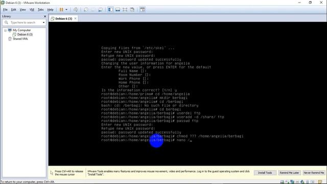 [DEBIAN] KONFIGURASI FTP SERVER смотреть онлайн