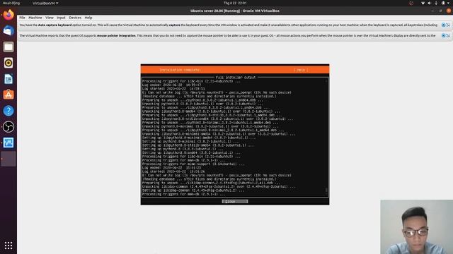 Install Ubuntu server 20.04 LTS on Virtualbox смотреть онлайн